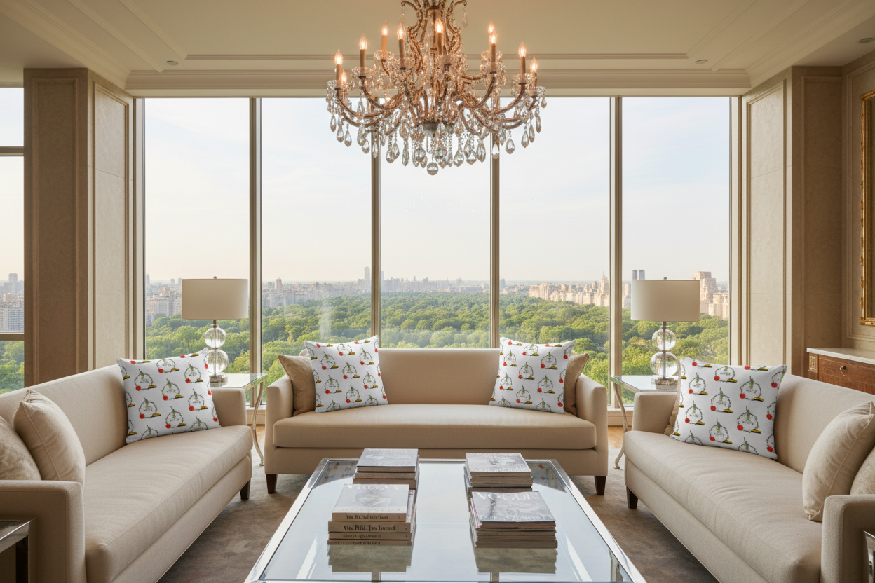 Penthouse NYC Vibe Cuddle Pillows Banner